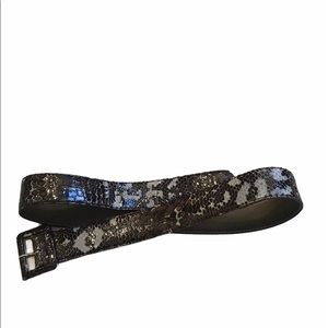 Leatherock Snakeskin Belt.